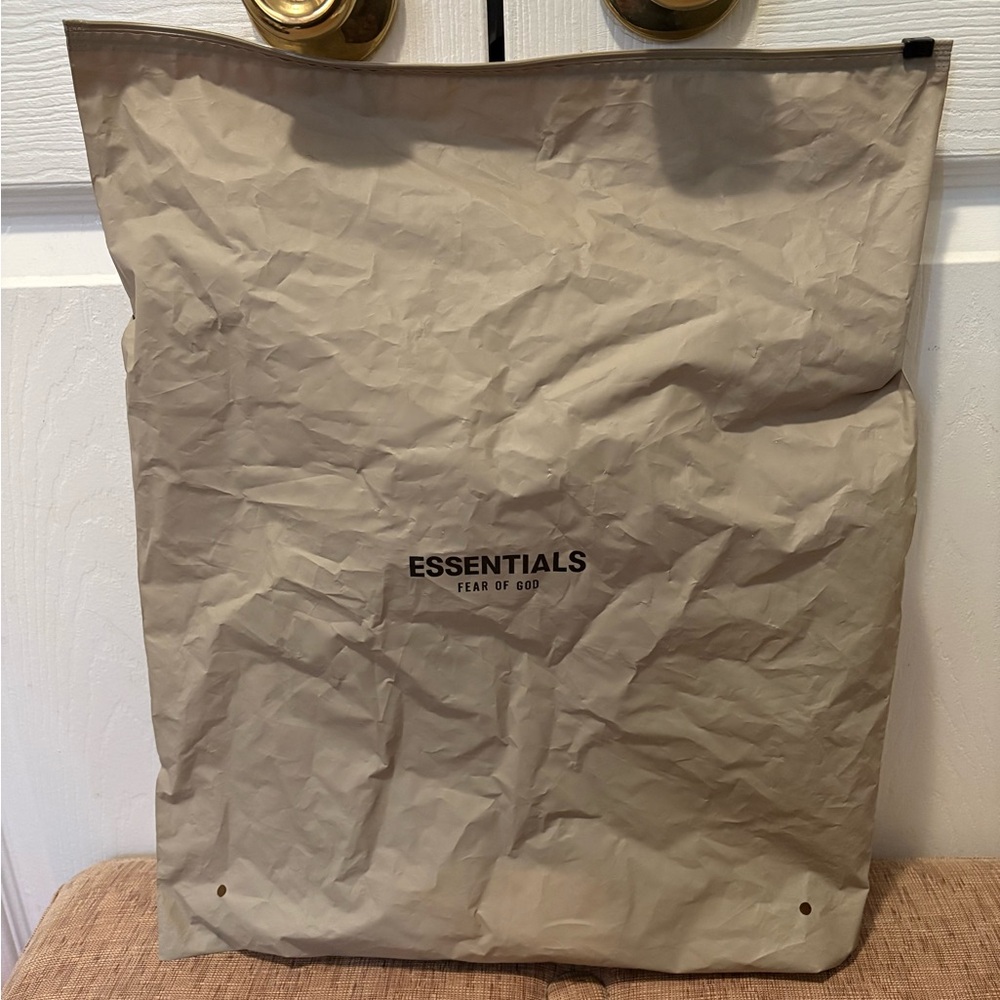 Fear Of God Essentials Zip 14 X 17 Top Gray Sweatshirts  Authentic Bag Only